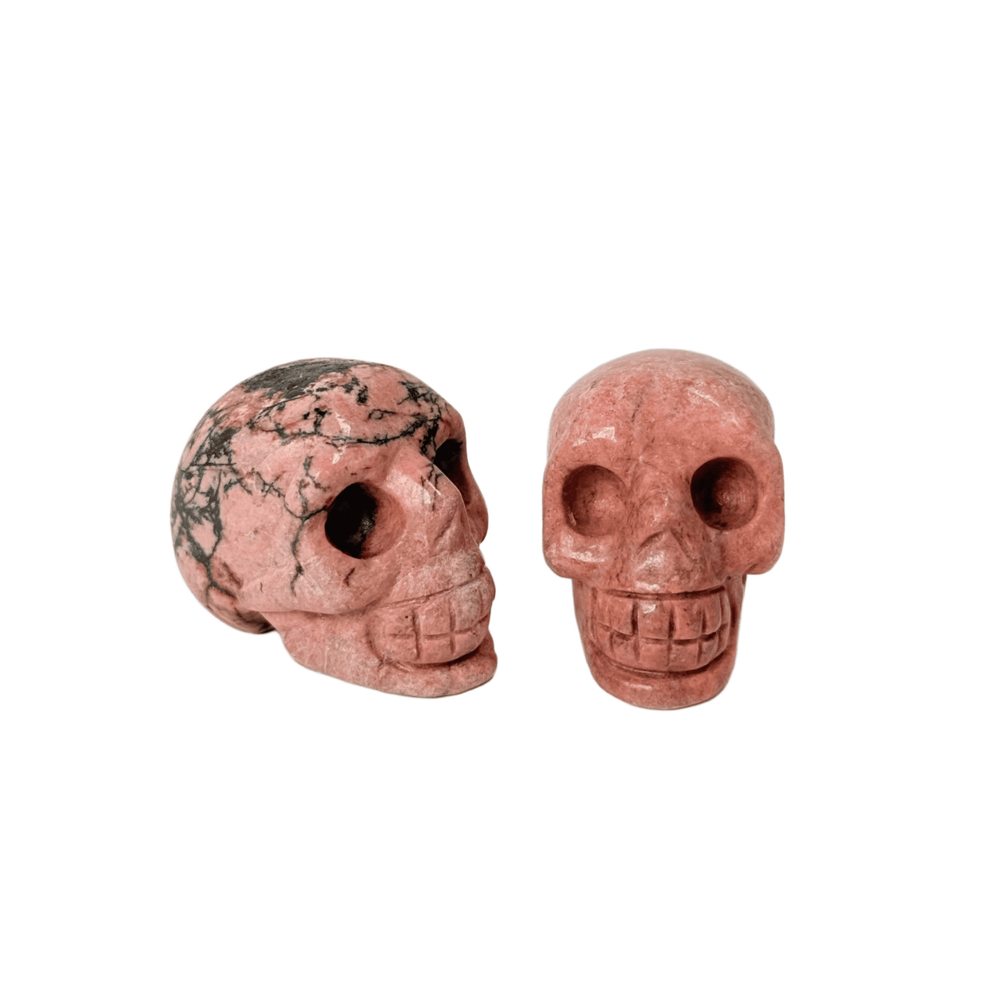 Rhodonite Crystal Skull
